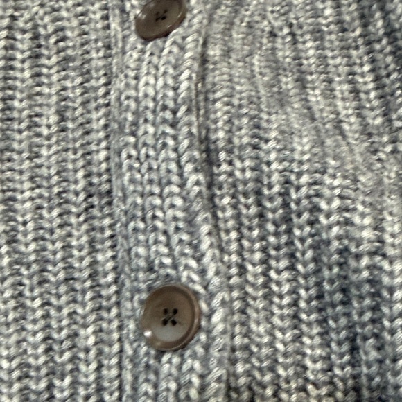 Banana Republic Gray Long Knit Cardigan Grandpa Sweater EUC S - Picture 8 of 8